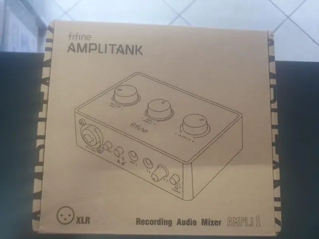 FIFINE Interface de áudio USB para gravação,mixer podcast com linha microfone XLR