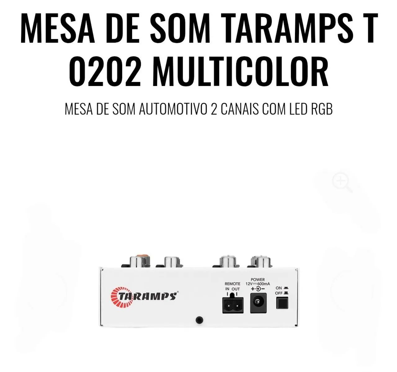 Mesa de Som Taramps T0202 multicolor - Foto 3