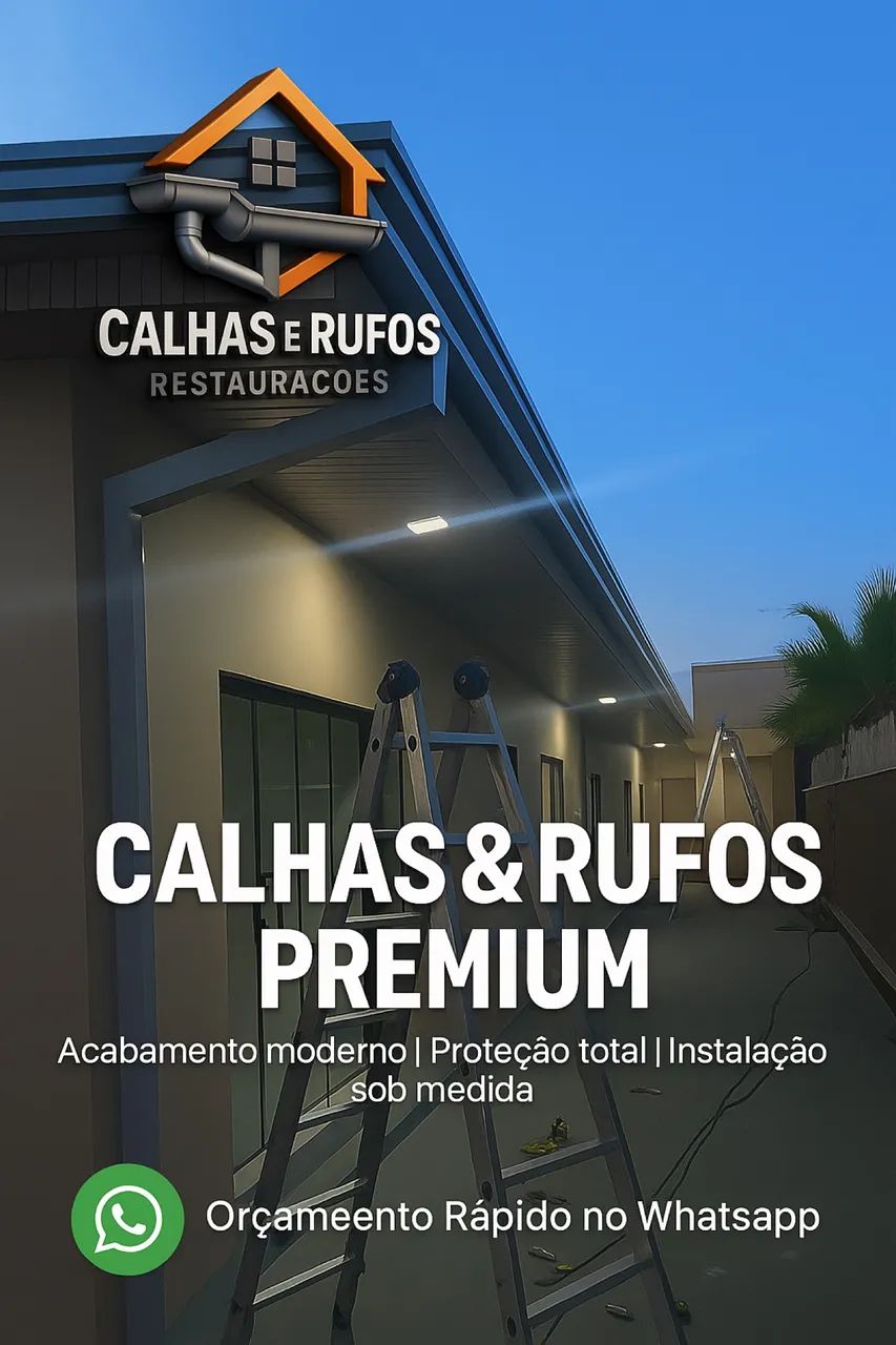 Calhas e rufos 