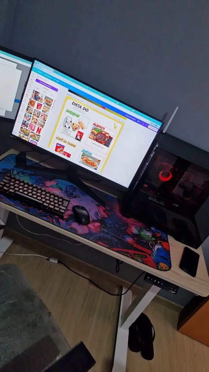 SETUP GAMER COMPLETO (APENAS PC E MONITORES)
