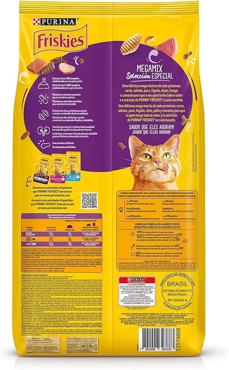 Ração Friskies Megamix Seleção Especial para Gatos Adultos 10,1kg - Foto 2