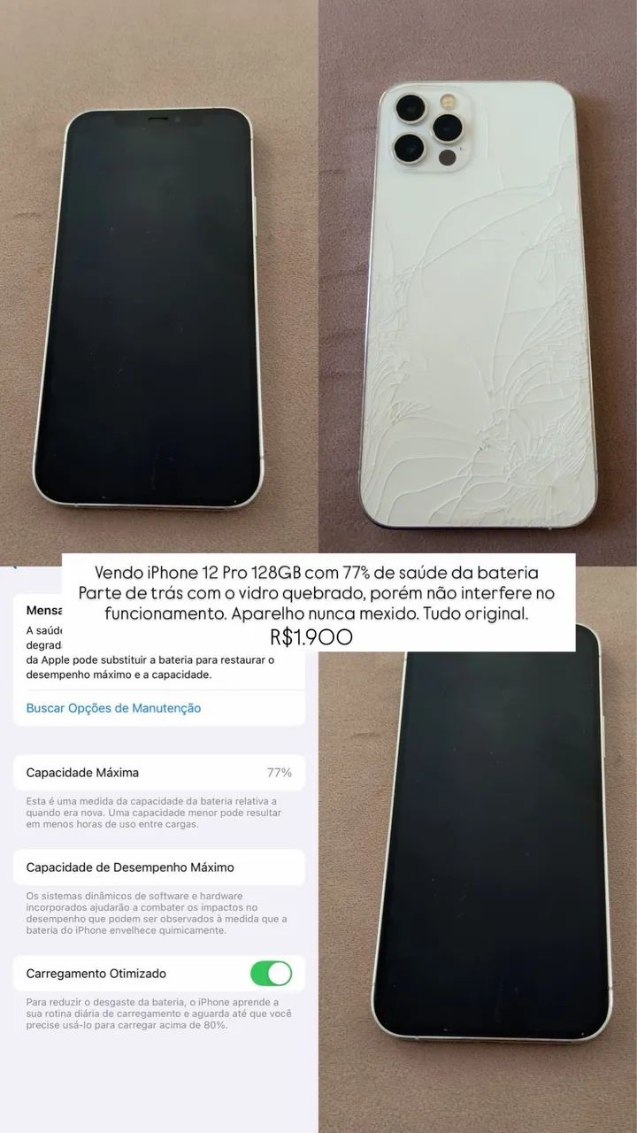 iPhone 12 Pro 128 GB - Celulares e Smartphones - Nova Aliança