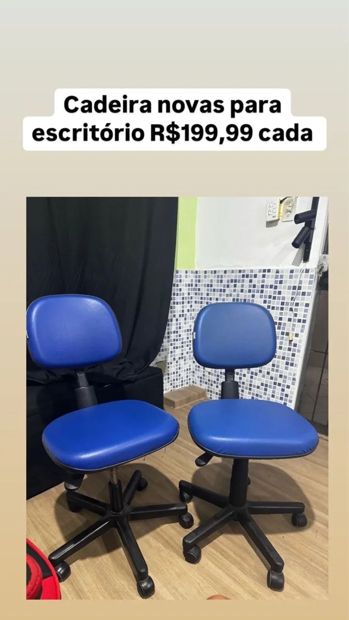 Cadeira de Escritório Ergonômica Preta  - Foto 2