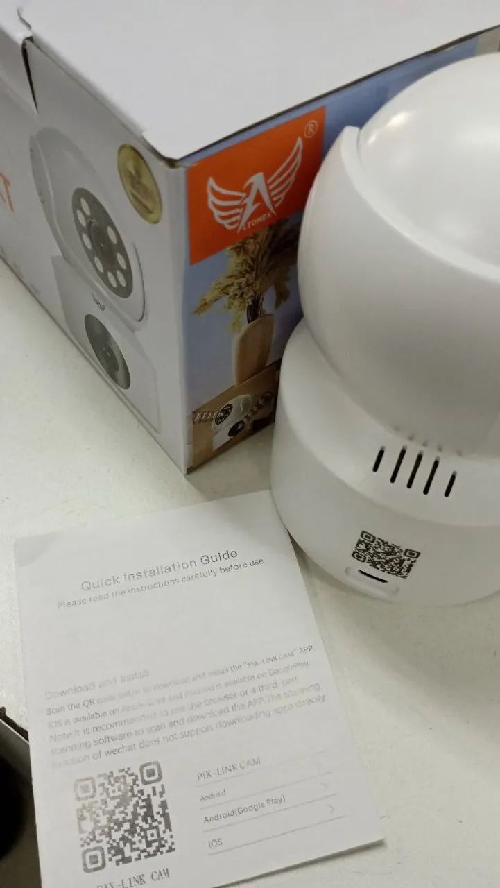 Câmera de segurança robô wi-fi ALTOMEX Pix Link Cam - Foto 3