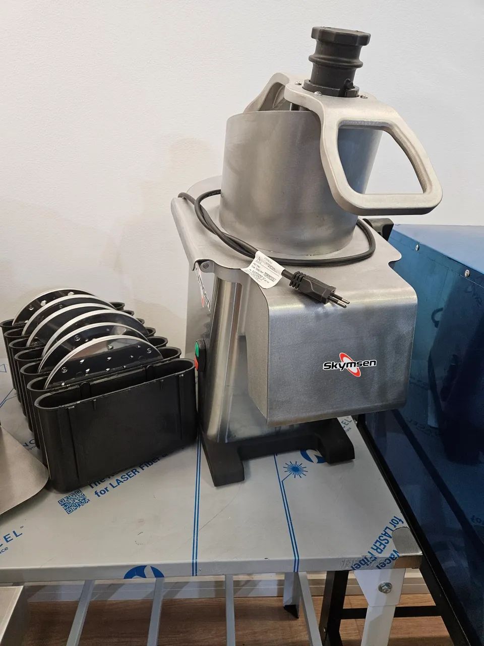 processador de alimentos em inox + kid de 7 discos a pronta entrega 