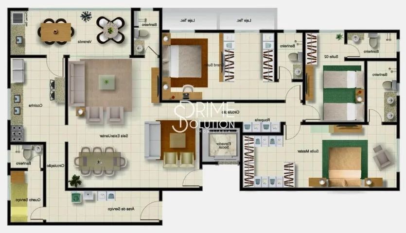 Apartamento 3 Suites e 3 vagas| 163m² | Peninsula Ponta D'areia - Foto 2