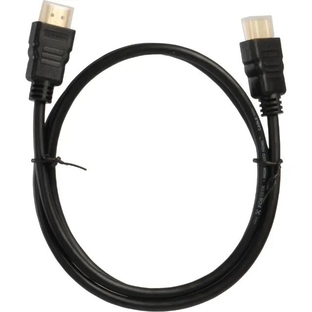Cabo HDMI 2.0 4K 1m Preto 4K-01 Fortrek  - Loja Coimbra Computadores Entregamos