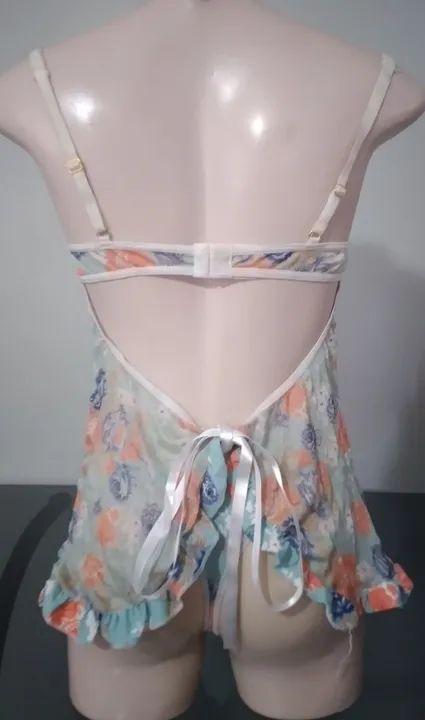 Linda e delicada lingerie floral. - Foto 2