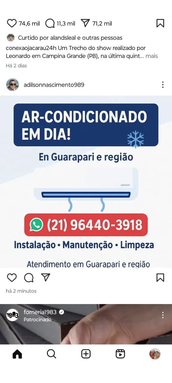 Instalacao e manutenção de ar condicionado