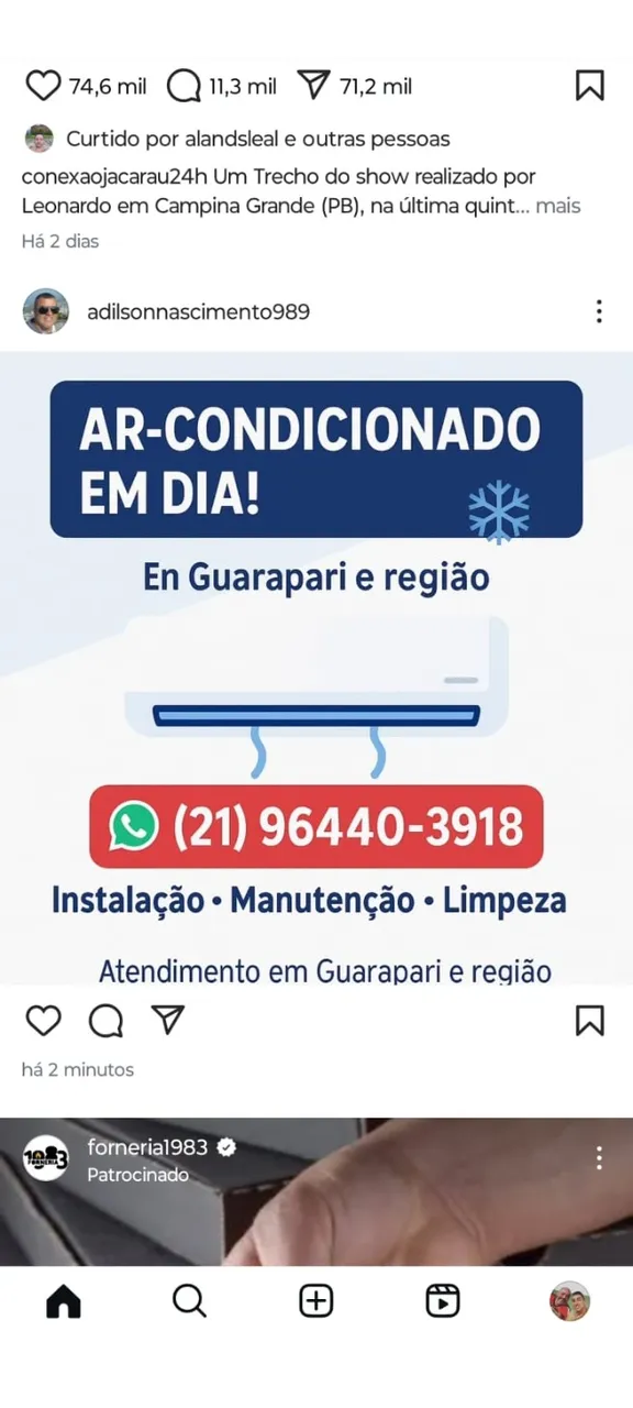 Instalacao e manutenção de ar condicionado