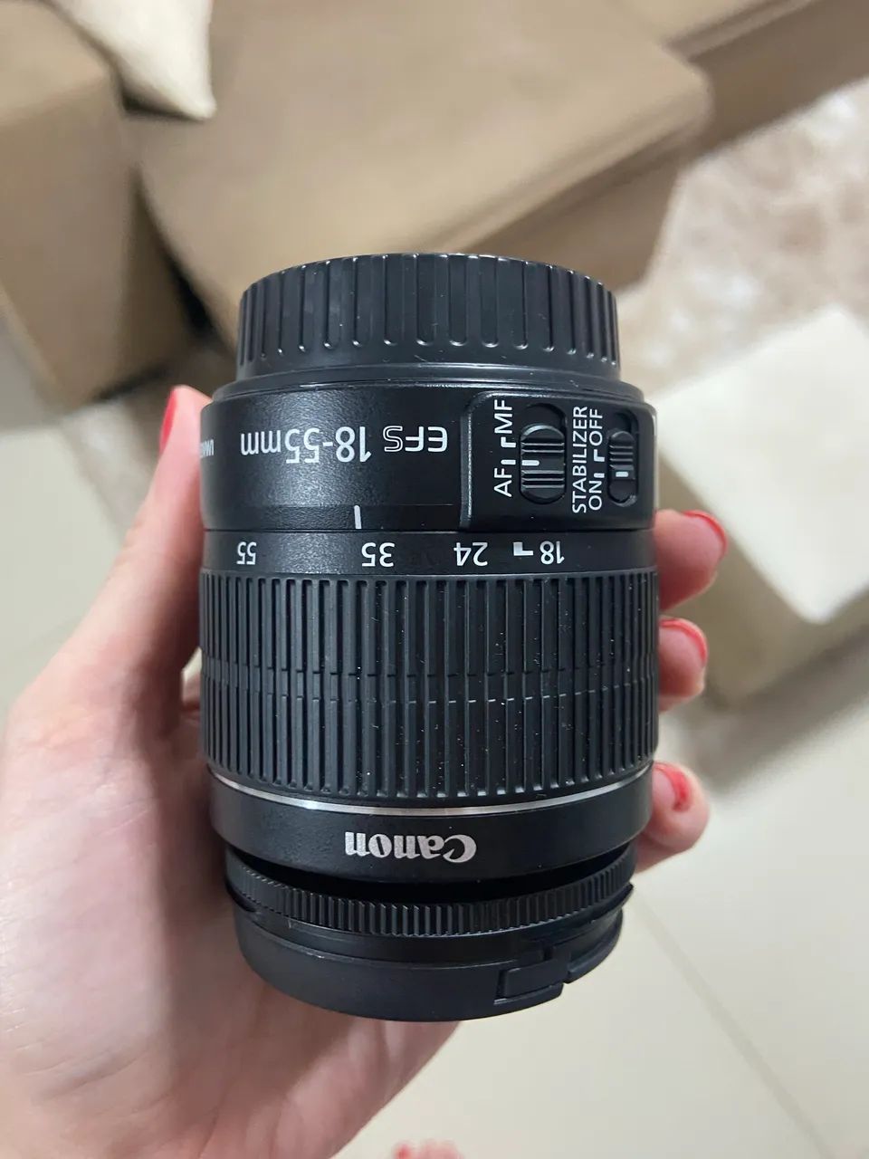 Lente EFS 18/55mm, NUNCA usada  - Foto 2