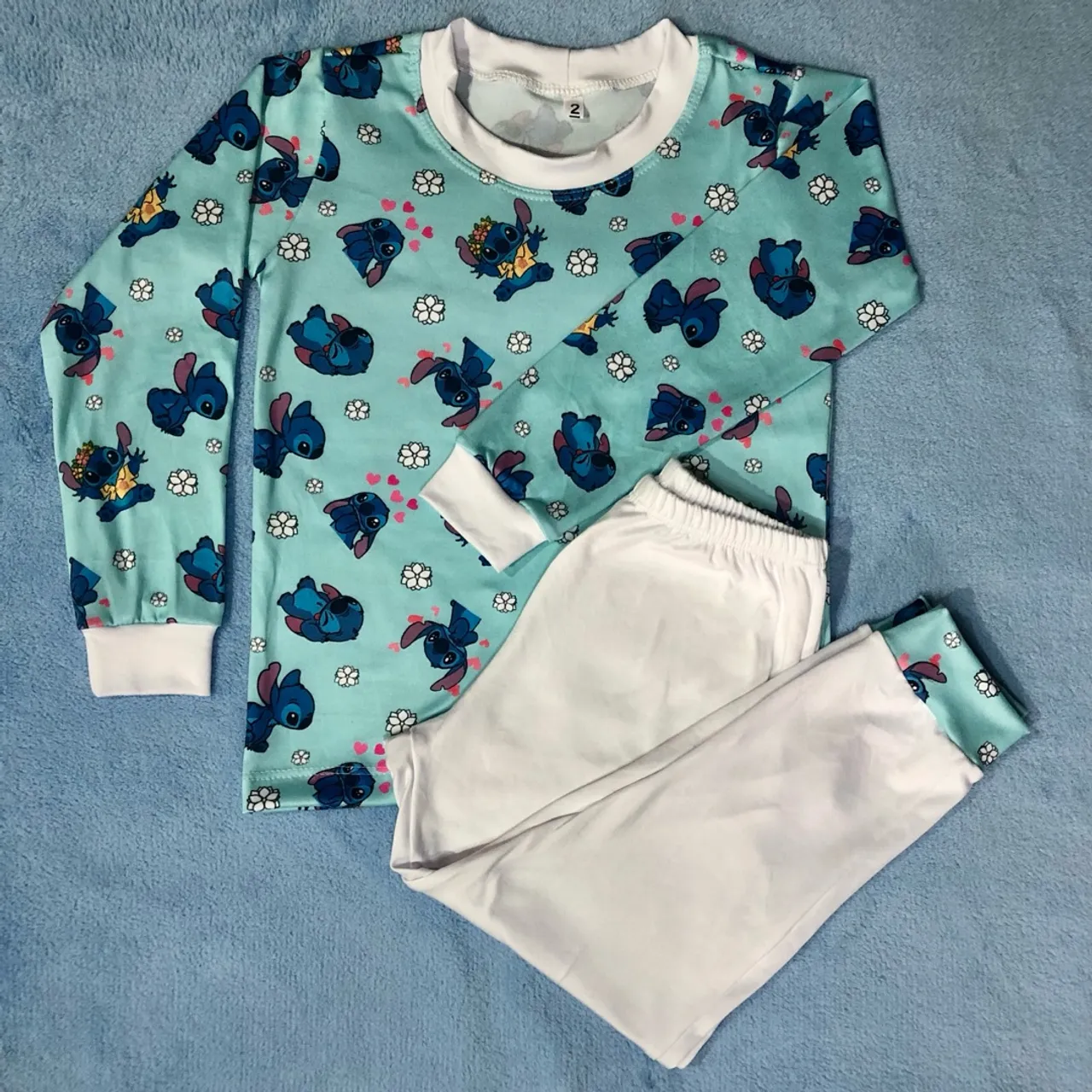 Pijama Infantil Stitch - Conjunto Completo