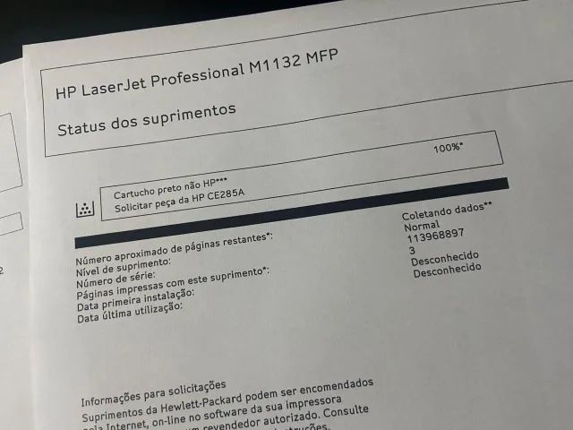 Impressora Laser HP M1132 Monocollor com Tonner novo - Foto 6