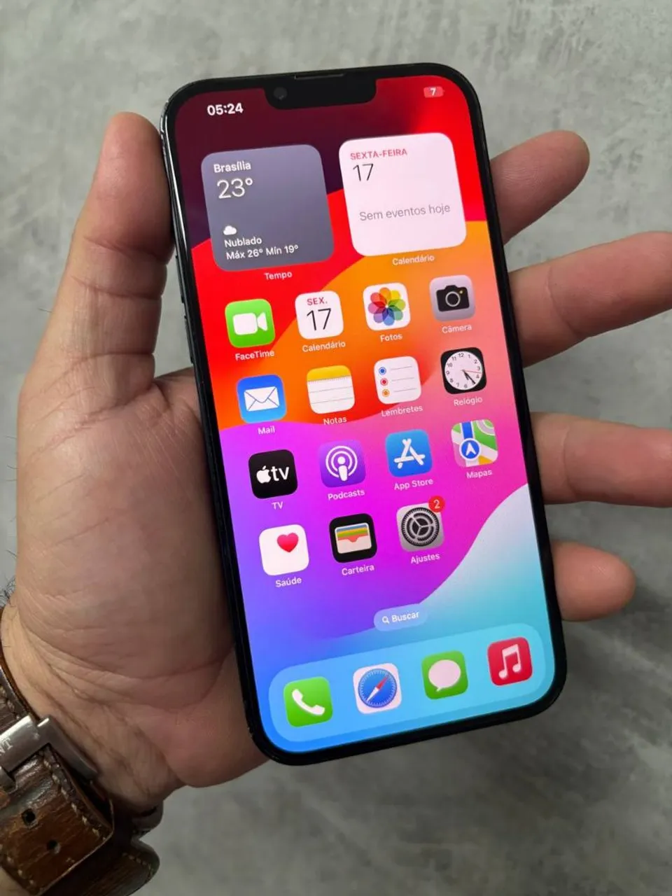 Iphone 14 Plus 5G 128gb Black Novo de Mostruário