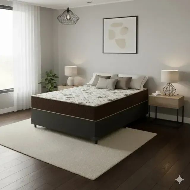Conjunto base e colchão  Espuma D33  casal