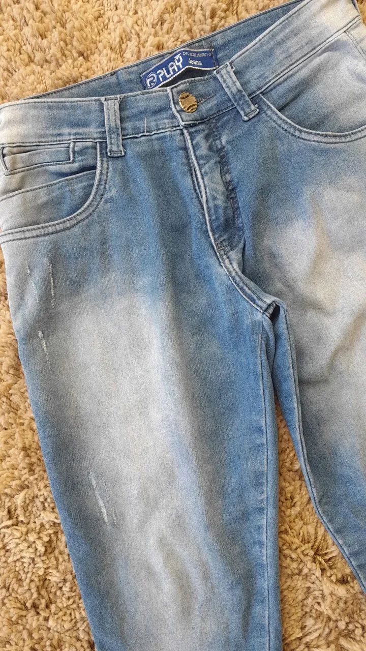 Calça Jeans Replay Skinny Azul - Foto 2