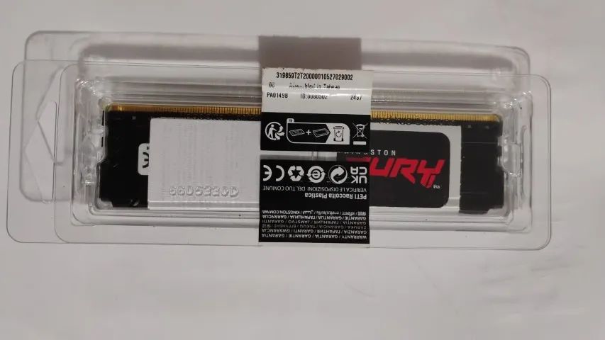 Memória Ram Para Pc Ddr4 3200Mhz Cl16 16Gb 1x16gb Kingston Fury  - Foto 3