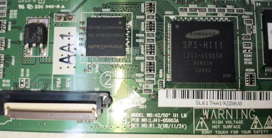 Placa T-con para TVs Samsung PL50B450B1 Antiga - Foto 5