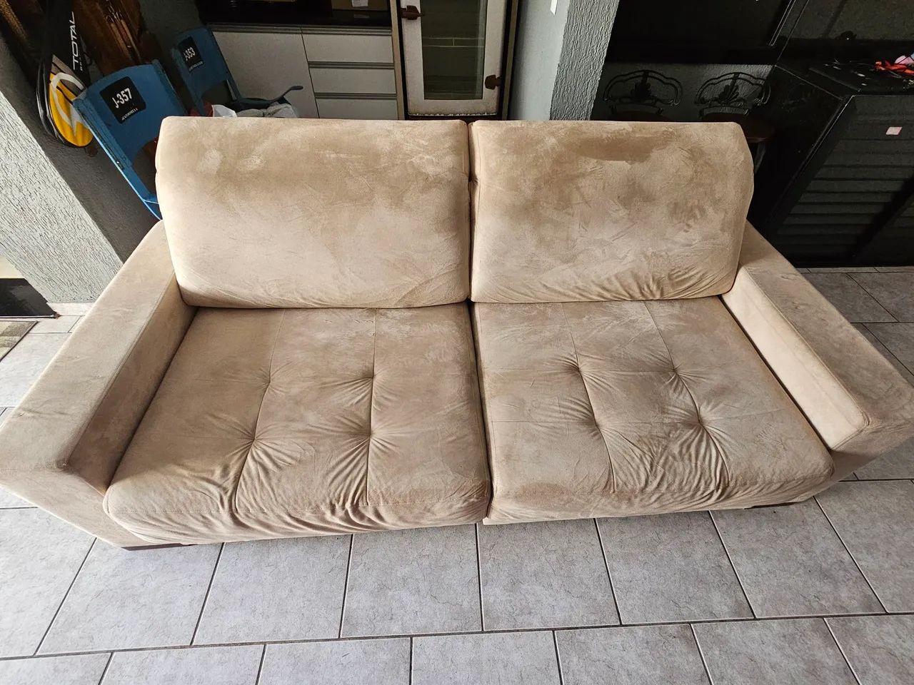 Sofá 2.20m Retrátil 3 lugares BARBADA