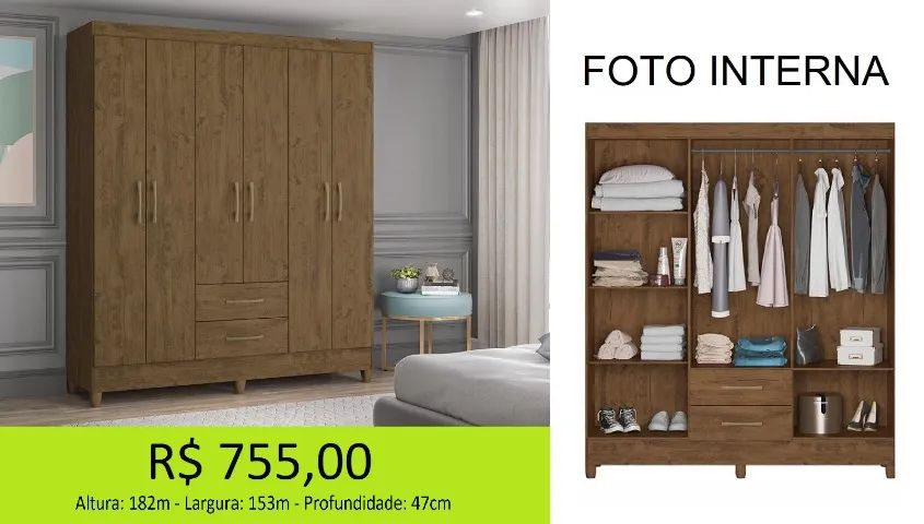 Roupeiro de solteiro - aproveite agora mesmo  - Foto 2