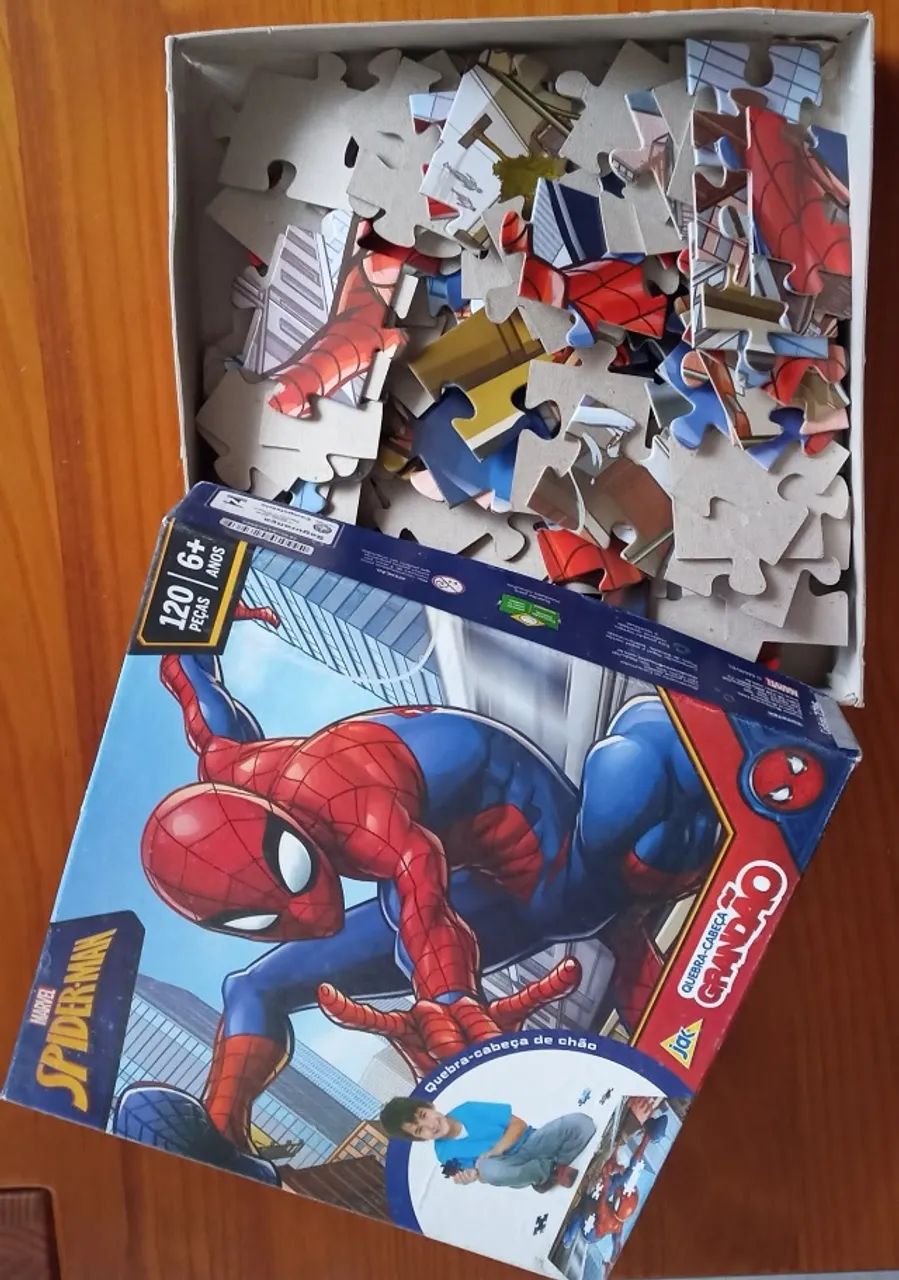 Quebra-Cabeça Grandão Spider Man 2396 Toyster - Foto 2