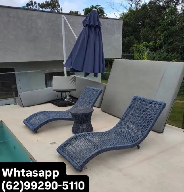 Espreguiçadeira em corda náutica  - Foto 5