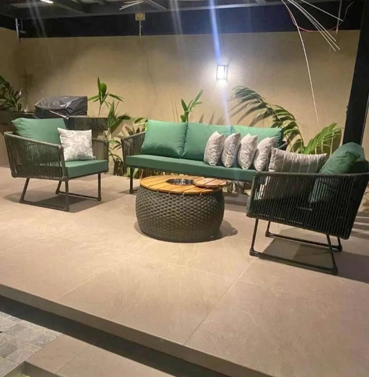  Sofás para área externa corda náutica de 5 lugares,Valor promocional ? - Foto 2