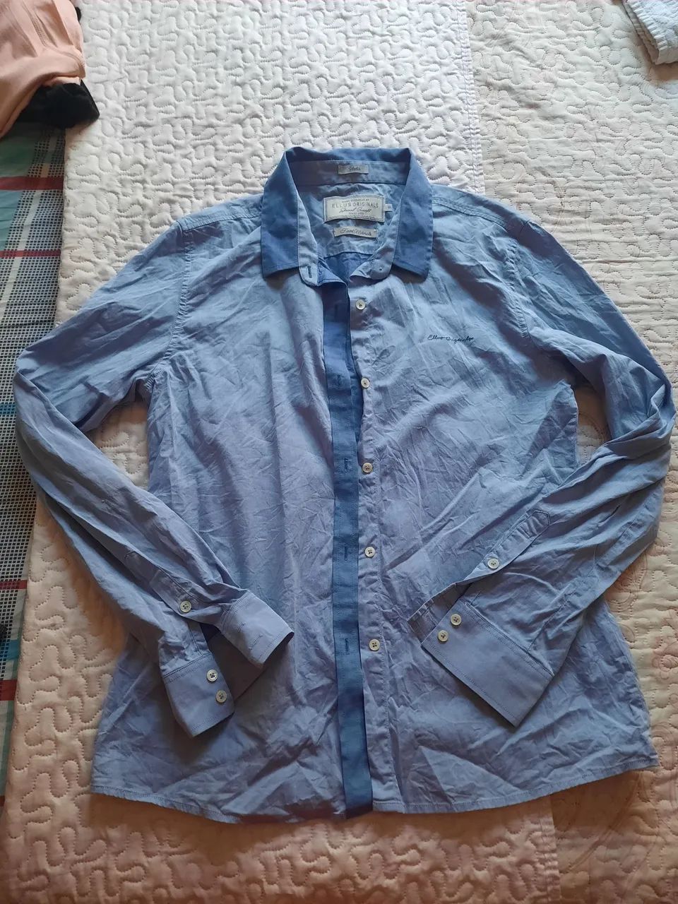 Camisa Azul Ellus Originals