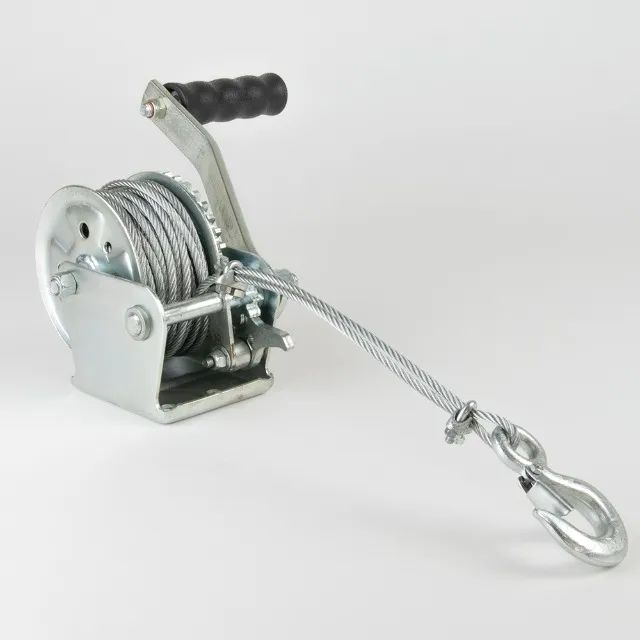 CATRACA NAUTICA MANUAL MOD.1009 450KG 15M CABO ACO OLHAL LD - C-585