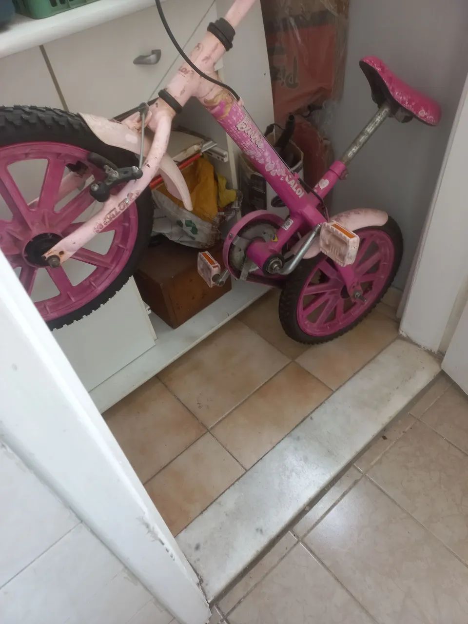 Bicicleta infantil  barbie caloi