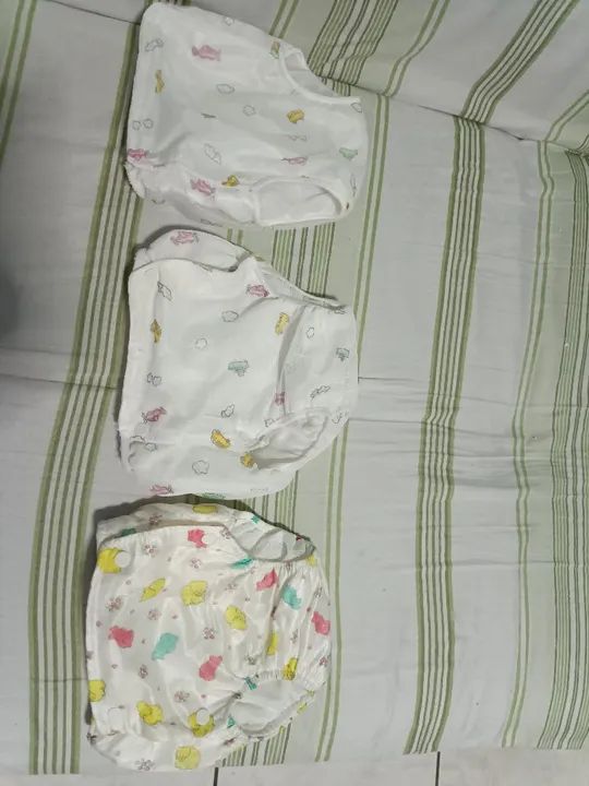 Fraldas de pano para bebê - 3 peças - Foto 3