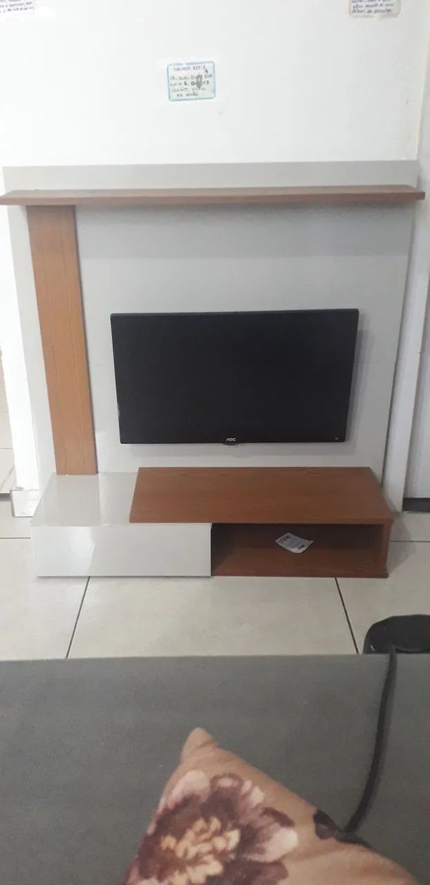 TV Stand with One Drawer, 90x90 cm Supports a 32-Inch TV.64728974128899120