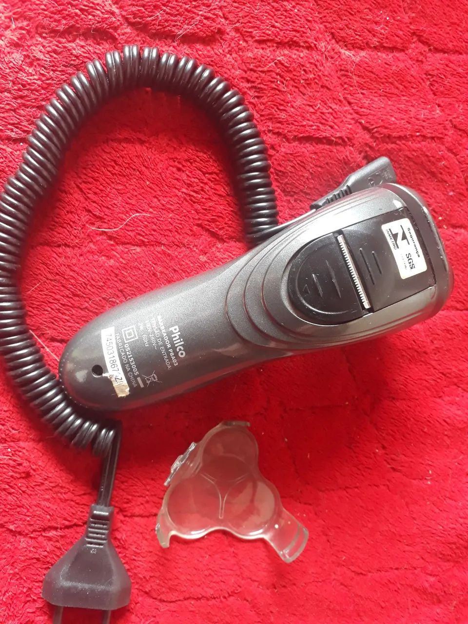 Barbeador com defeito 