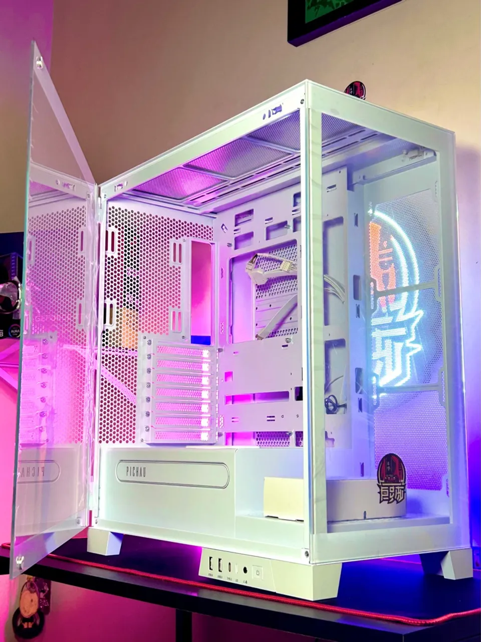 Gabinete Pichau Pouter 4 RGB Novo na Caixa