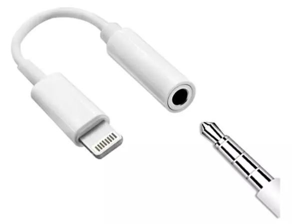 Cabo Adaptador P2 Áudio Fone P/ iPhone