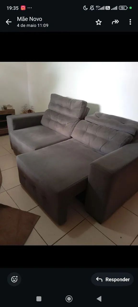 Sofá reclinável seminovo - Foto 2