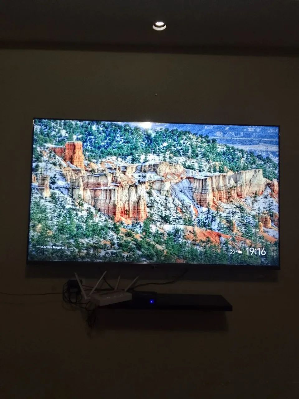 Tv 58 polegadas perfeito estado, 2 semanas somente de uso. - Foto 2