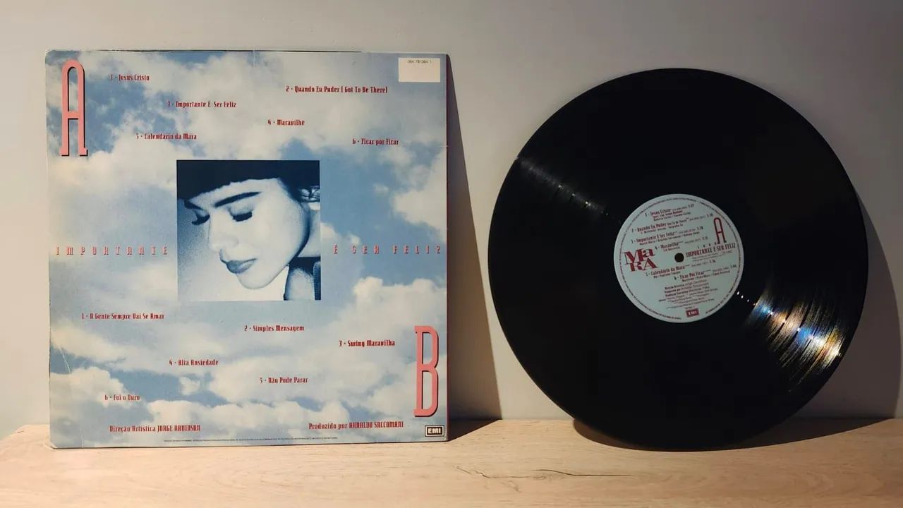 Disco de Vinil Mara - Importante É ser Feliz - LP - 1993 - Foto 2