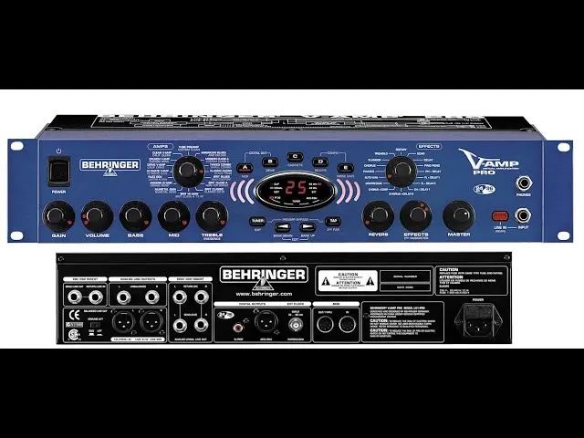 Rack De Efeitos Para Guitarra Behringer V-amp Pro