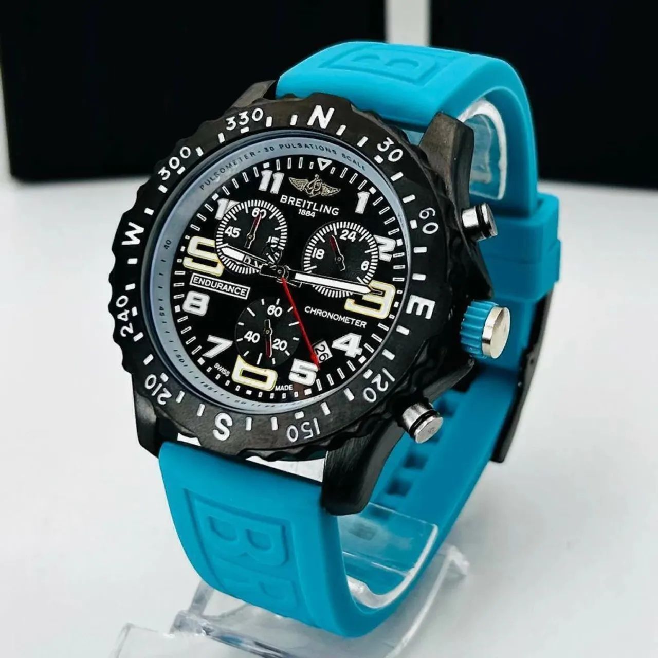 Breitling multifuncional, várias cores disponíveis  - Foto 4
