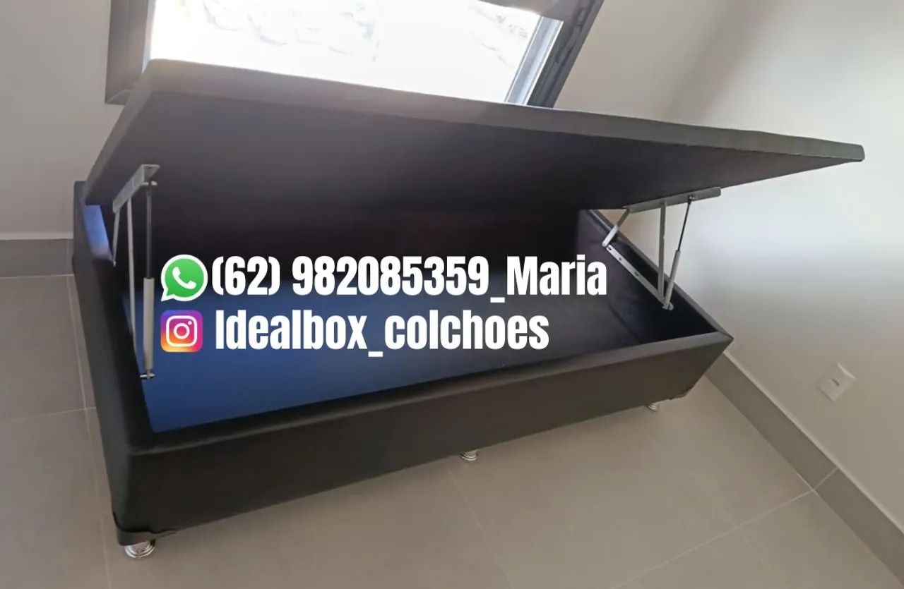 BOX BAÚ SOLTEIRO 88*188 REFORÇADO NA MADEIRA DE EUCALIPTO 