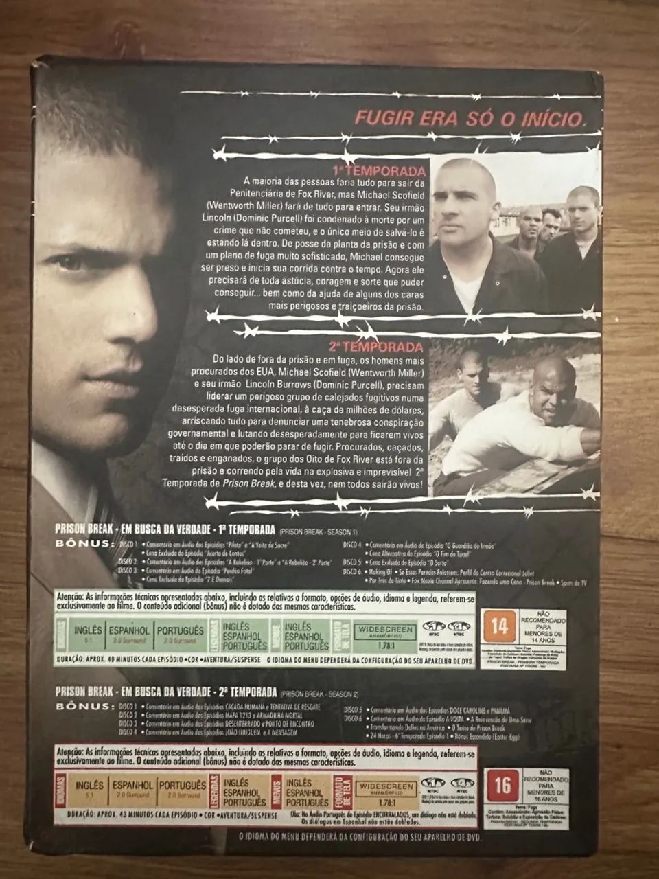 DVD - Prison Break - 1 e 2 Temporada - Foto 2