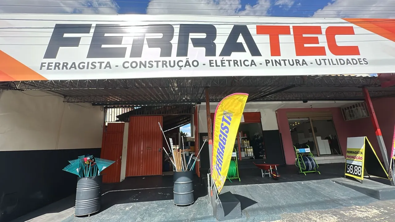 FERRAGISTA COMPLETA FUNCIONANDO COM MAIS DE R$ 170.000,00 EM MERCADORIAS