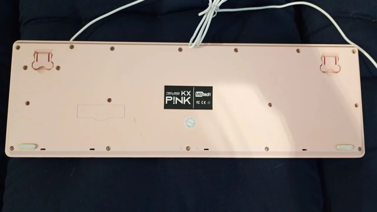 Teclado Gamer Pink USB - cor rosa - Foto 3