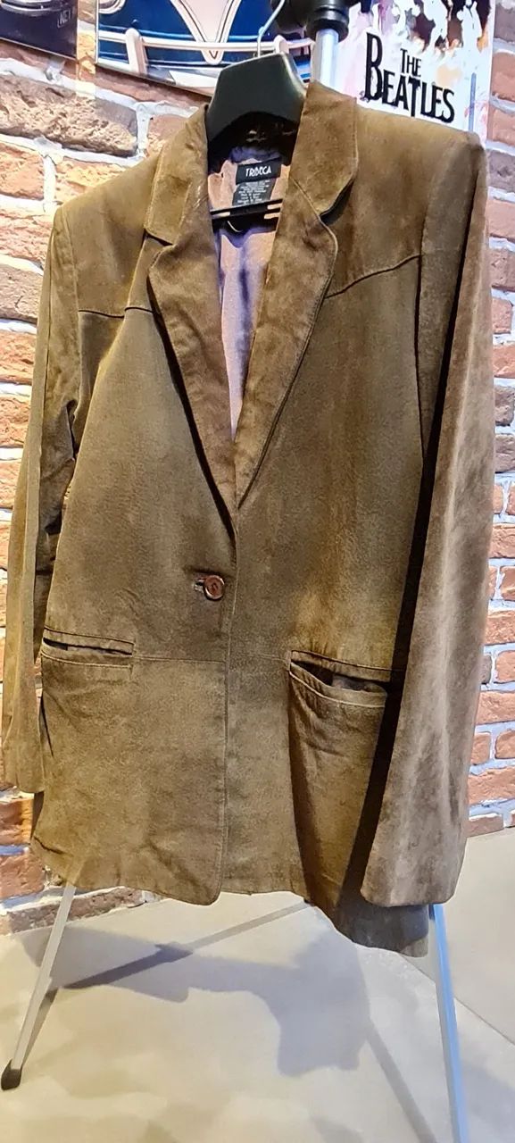 Blazer de Couro Nobuk ou camurça  legitimo. - Foto 5