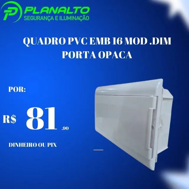  Quadro pvc de embutir 
