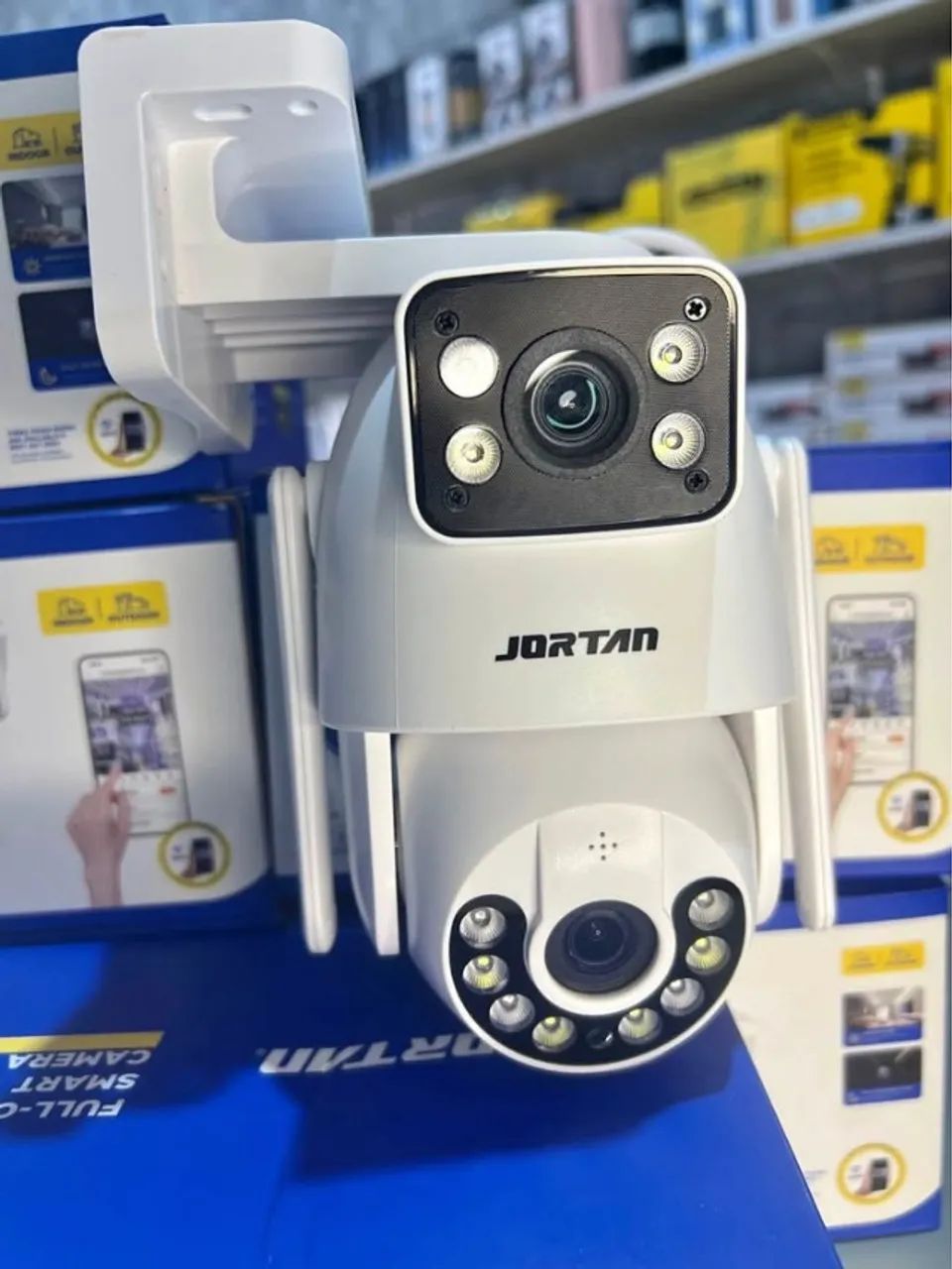 Câmera De Segurança Externa Dupla Ip Prova D'Água Wifi FULL Hd Com Visão Noturna E Infrave - Foto 2