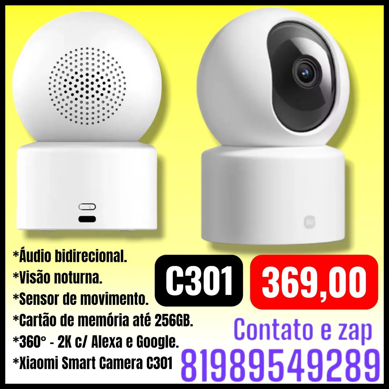 Câmera Smart xiamim 301