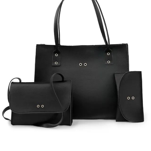 kit 3 bolsas femininas para qualquer ocasião - Foto 3