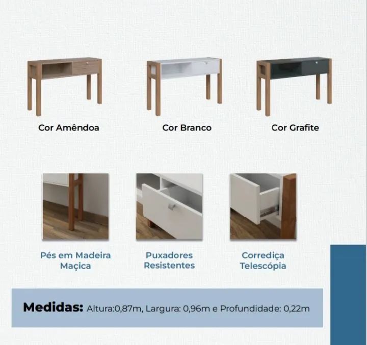 Aparador retrô 100%mdf  - Foto 4